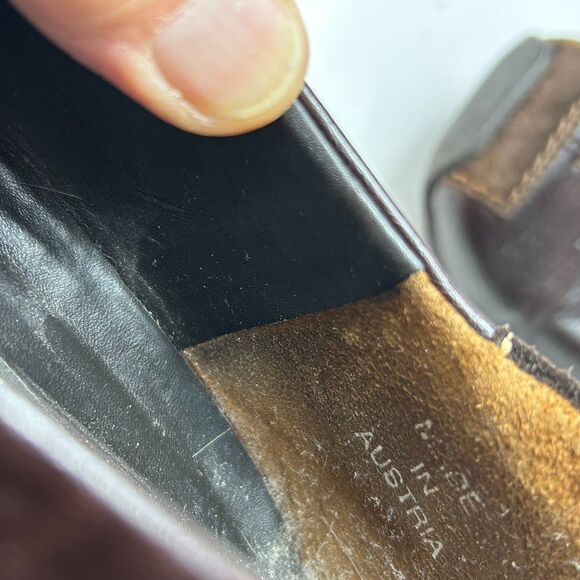 Paul Green Munchen Brown Leather Suede Mismatched Drivers Size 5/US 7.5-8 - Picture 10 of 13